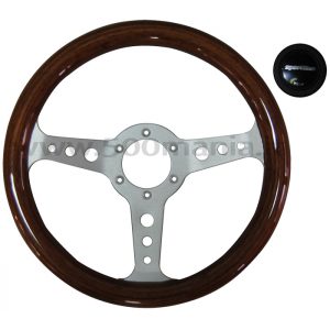Volante in vero mogano