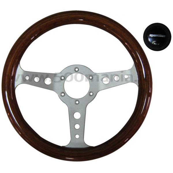 Volante in vero mogano