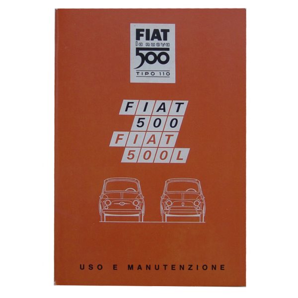 FIAT LA NUOVA 500 TIPO 110 - USO E MANUTENZIONE