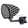 Chequered rearview mirror