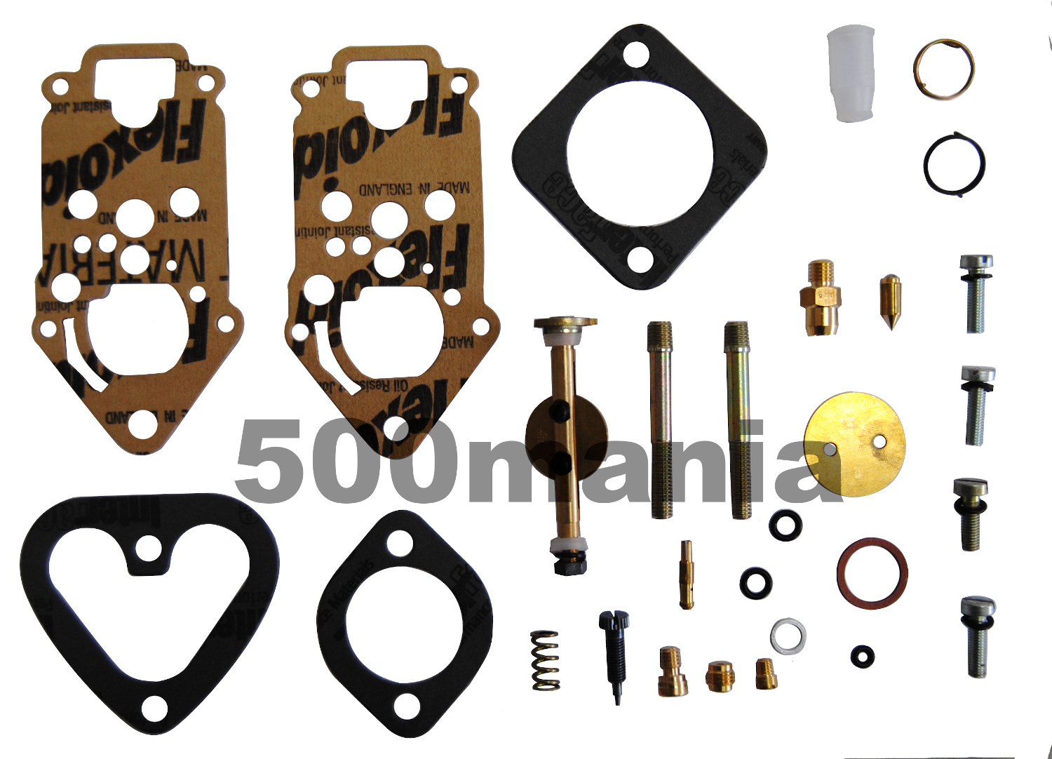 Complete overhaul kit for Weber 28 IMB carburettor - 500 Mania