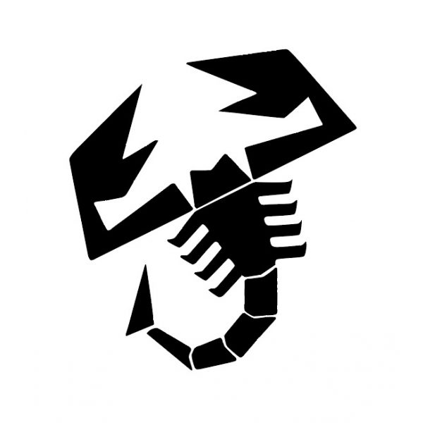 Adesivo scorpione nero