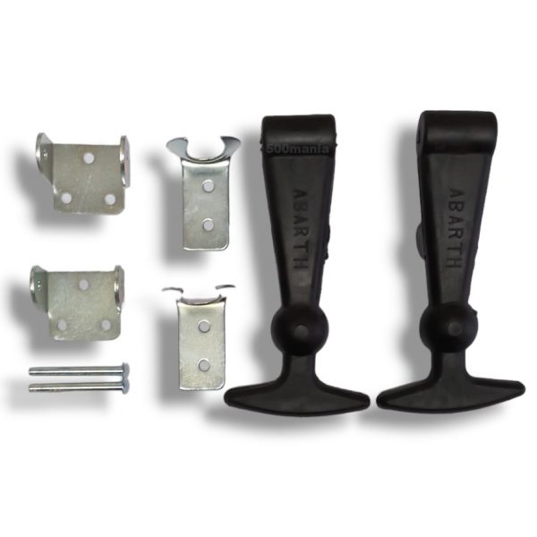 Set of Abarth bonnet fasteners