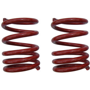 Molle sospensioni posteriori sportive progressive rosse diametro 15mm altezza 19cm per Fiat 500