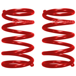 Coppia di molle posteriori ribassate nere altezza 19 cm per Fiat 500 e 126