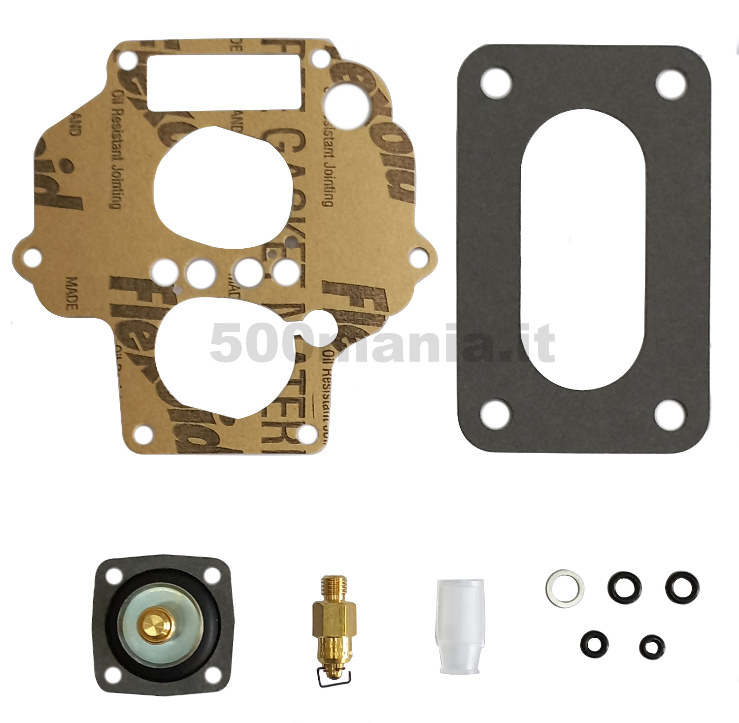 Kit revisione carburatore Weber 34 DMTR per Fiat 127 Sport 1050 cc e 1301 cc con getto 372M 1,75