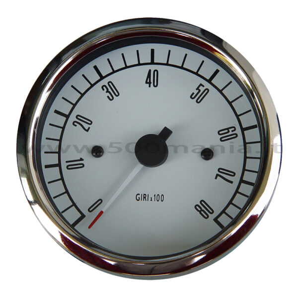 Rev counter - White