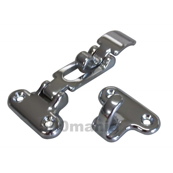 Pair of chrome bonnet hooks - Image 3
