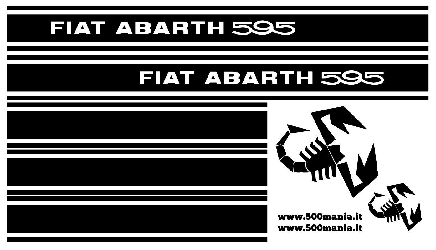 Serie Adesivi Abarth 595