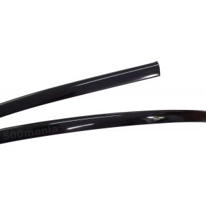 Glossy black drip profile