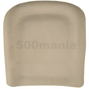 Front seat backrest padding