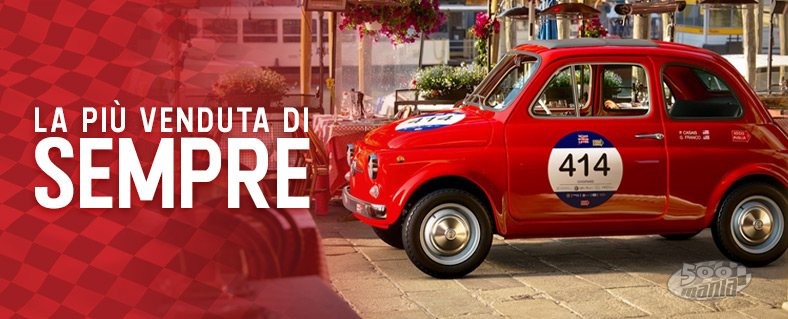 Fiat 500: la vettura più venduta di sempre